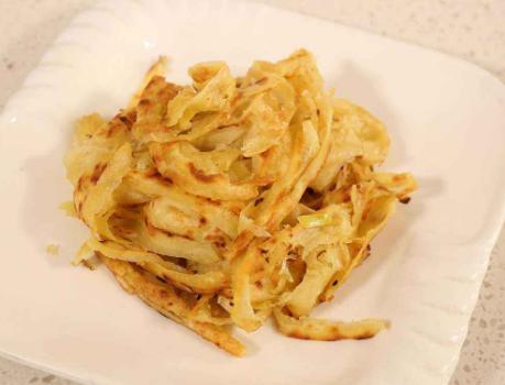 葱花烙饼想层次分明?掌握3个重点,烙饼一层又一层,香软还酥脆
