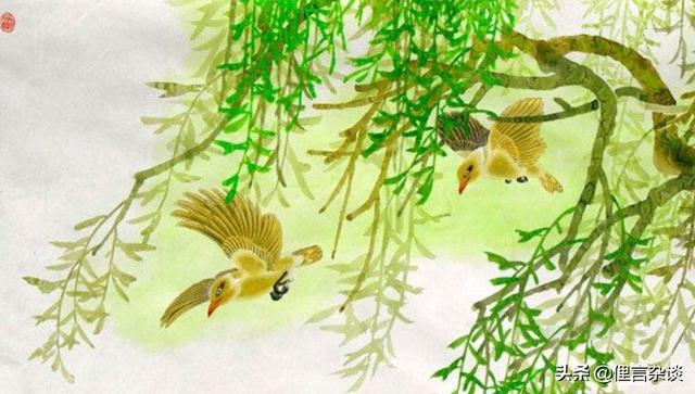 两个黄鹂鸣翠柳,“两个”何不改为“两岸”呢?我们不是常说多多益善吗?