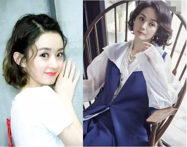 55岁裴宗玉撞脸赵丽颖引热议,笑容神似,这就是老了的赵丽颖吗