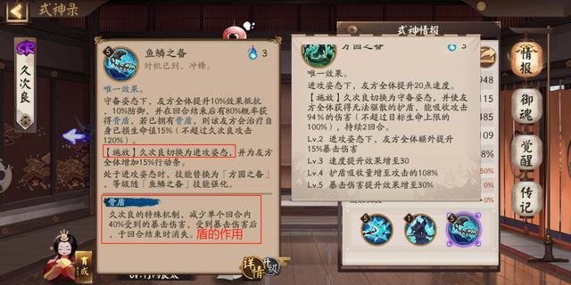 阴阳师暴力输出型全能辅助式神久次良