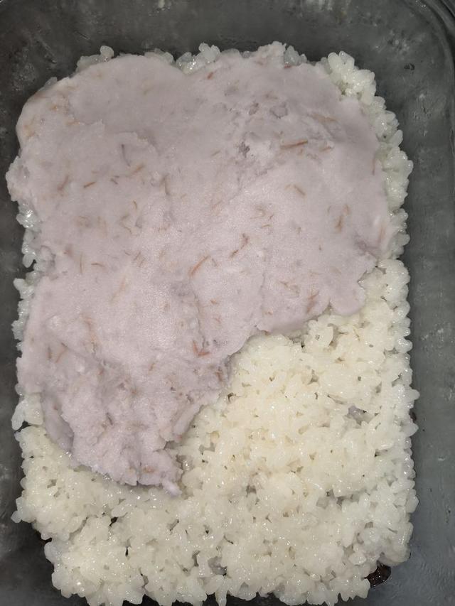 一碗红豆一碗糯米,一泡一搅做糯米红豆糕,香甜软糯真好吃!