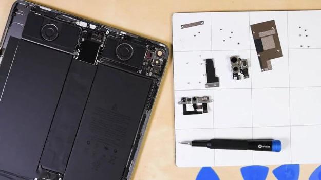 iFixit 拆解iPad Pro 2020 :A12Z 加 6GB 内存,激光雷达露真容