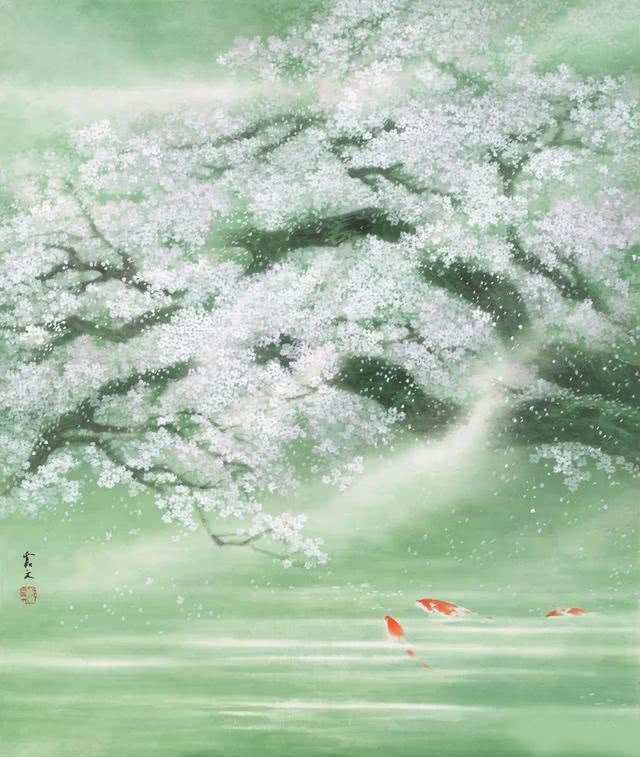 著名画家乐震文山水画的宋人品质
