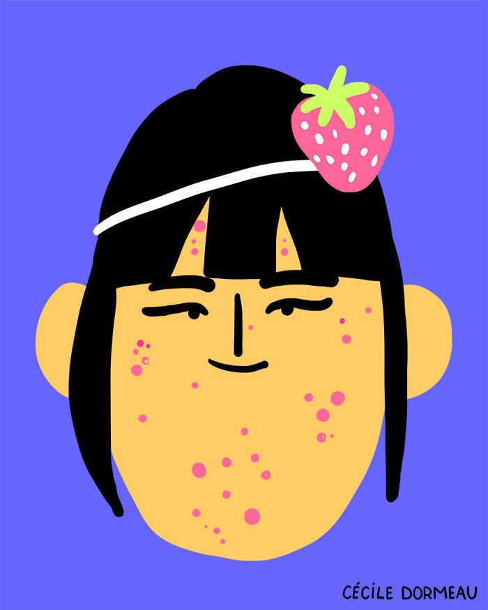 虽然尺度有点大,插画师却用它们揭示人性,还泄露了女孩子最真实的另一面!