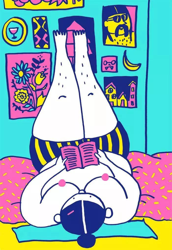虽然尺度有点大,插画师却用它们揭示人性,还泄露了女孩子最真实的另一面!