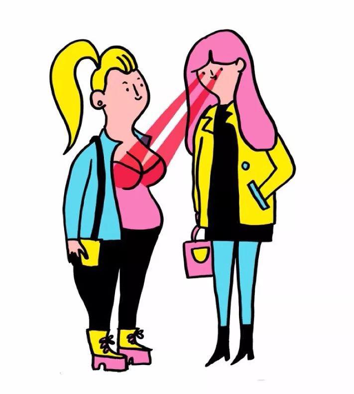 虽然尺度有点大,插画师却用它们揭示人性,还泄露了女孩子最真实的另一面!