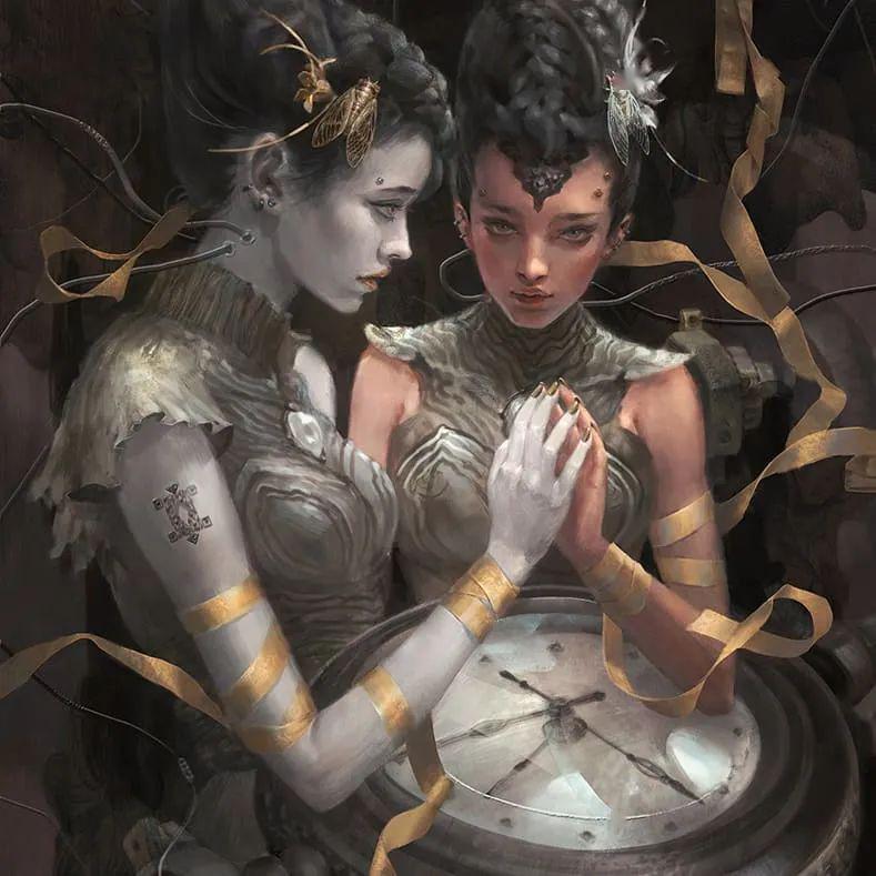 这位万智牌插画师8岁参加绘画比赛,从此便喜欢上了画画!作品超赞