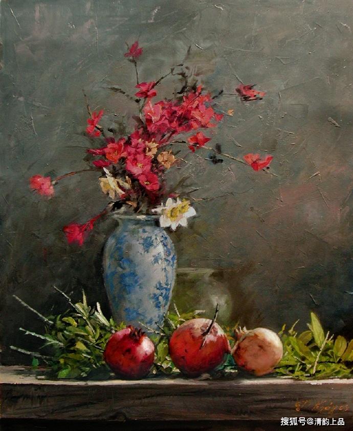 希腊画家Demetrios.Vlachos写实油画作品欣赏