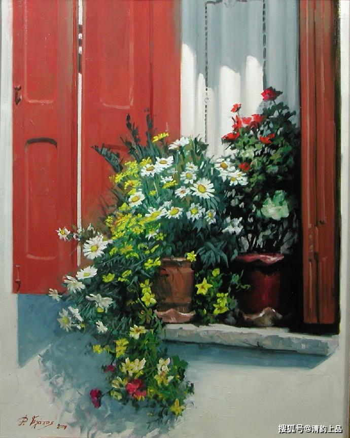 希腊画家Demetrios.Vlachos写实油画作品欣赏