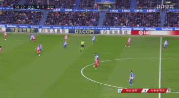 【足球】西甲-科斯塔世界波+伤退 莫拉塔单刀马竞4-0大胜!