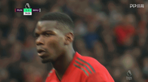 【足球】英超-博格巴点球梅开二度 曼联2-1险胜西汉姆联