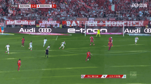 【足球】德甲-聚勒世界波莱万远射中框 拜仁主场1-0不莱梅