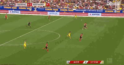 【足球】德甲-罗伊斯桑乔传射建功 多特4-0弗赖堡紧追拜仁