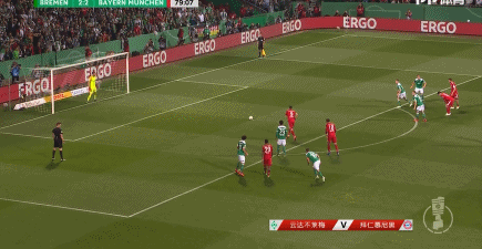 【足球】德国杯-莱万2球日本国脚破门 拜仁3-2不莱梅进决赛