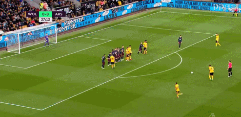 【足球】英超-19分钟连丢3球!阿森纳1-3狼队 2连败排第5