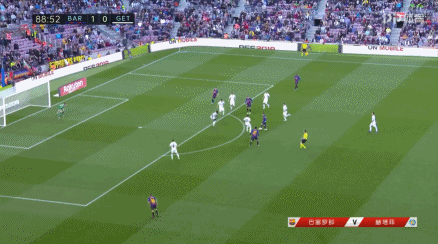 【足球】西甲-比达尔补射破门梅西造乌龙 巴萨2-0赫塔菲