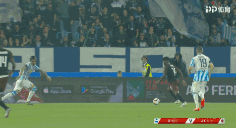 【足球】意甲-凯西传射恰球王破门 AC米兰3-2斯帕尔无缘前4