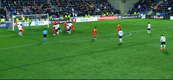 【足球】欧预赛-姆巴佩传射托万倒勾破门 法国4-0安道尔