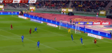 【足球】欧预赛-丁丁2射1传卡拉斯科破门 比利时6-1十连胜