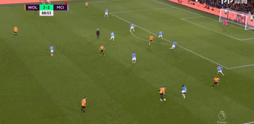 【足球】英超-斯特林梅开二度 曼城2球领先2-3遭狼队逆转