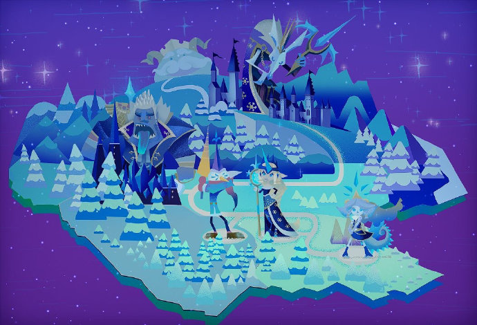 设计师晒冰雪节设计稿 网友直呼可爱