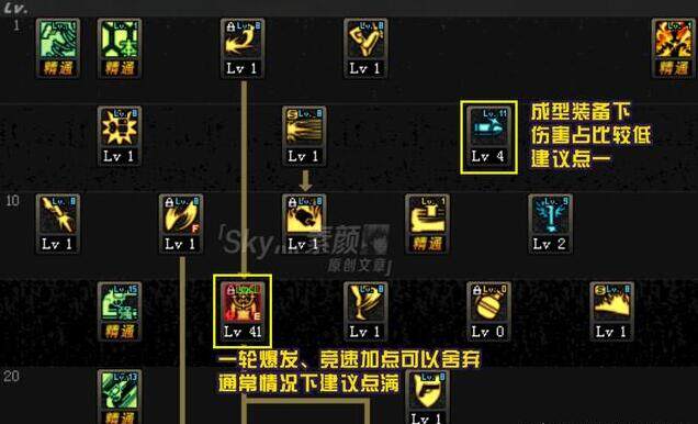 怎样加点才能更帅?分析男漫游的技能形态及加点