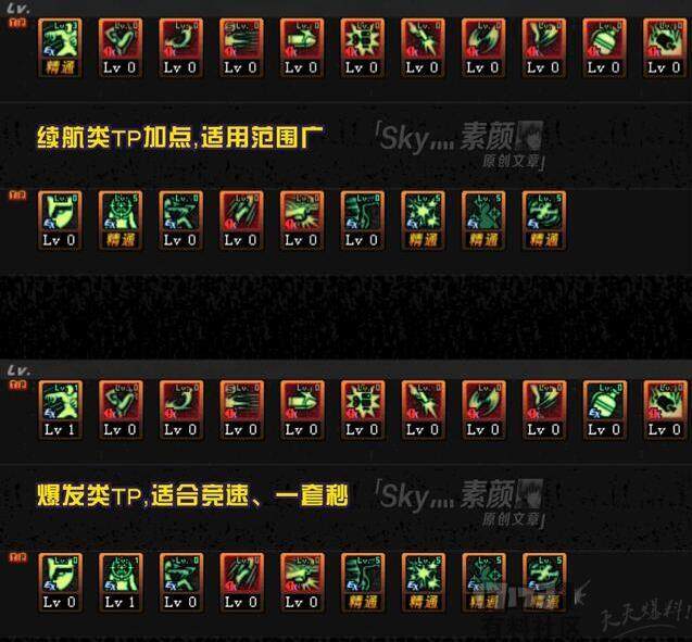 怎样加点才能更帅?分析男漫游的技能形态及加点