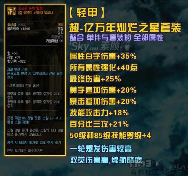 dnf 我是猴戏白但我猴不动了,分析剑魂95级防具的选择方向