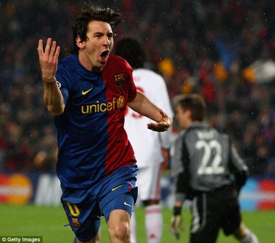 梅西十佳比赛:战皇马帽子戏 欧冠两克曼联