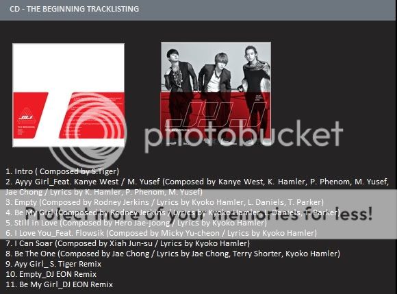 【JYJ】(附下載)全新限量版英文專輯《The Beginning》(在中,有天,俊秀)