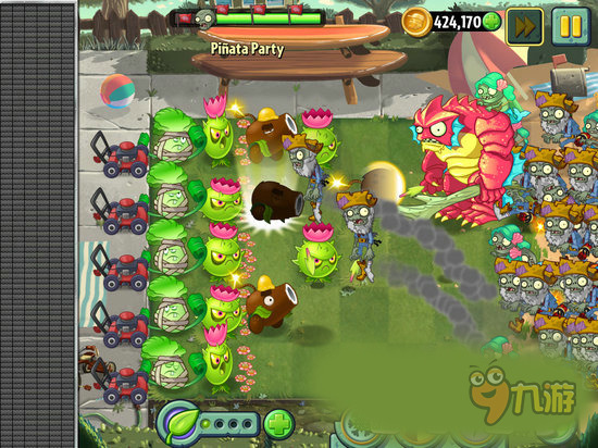 植物大战僵尸2彩陶盛宴之四面楚歌攻略