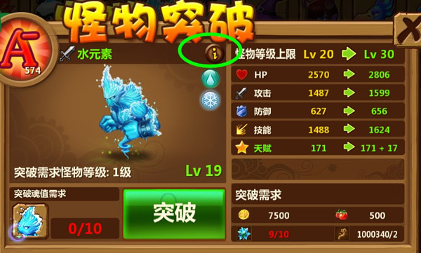 《怪物王国》突破玩法攻略