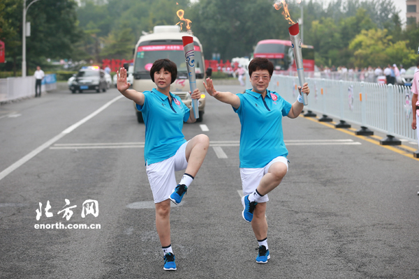 全运火炬传递河北站结束 举目尽文化步履皆历史