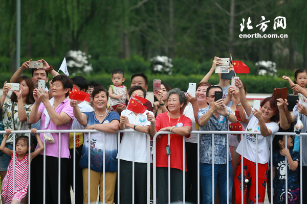 全运火炬传递河北站结束 举目尽文化步履皆历史