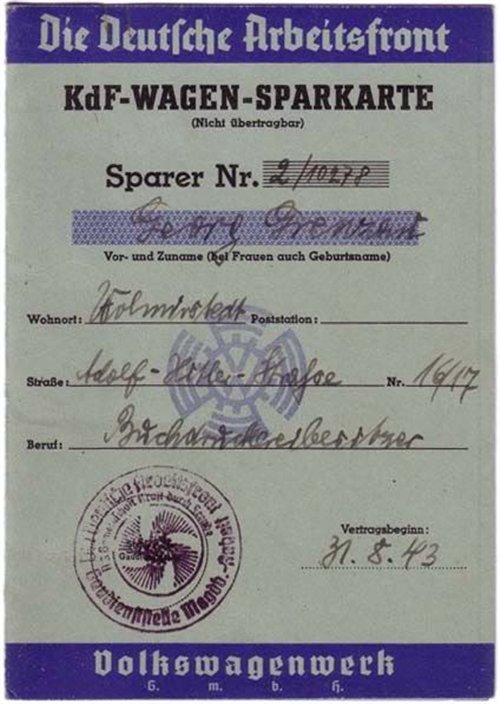 大众甲壳虫的诞生故事