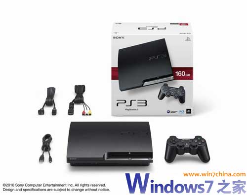 索尼7月29日发布新型160G/320G硬盘PS3