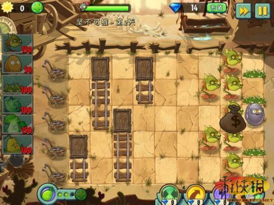 《植物大战僵尸2》刷金币阵图效率测量与优化