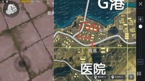 《刺激战场》G港下城区如何落点 G港下城区搜索路线推荐