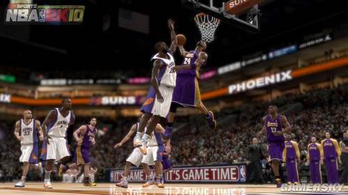 《NBA 2K10》最新画面公布 姚明等众明星亮相