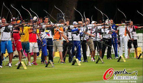 男团射箭预赛惊险过关 28日决赛全力冲击前三