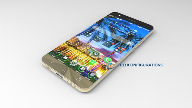 华硕Zenfone 3手机3D渲染图曝光 金光灿烂的