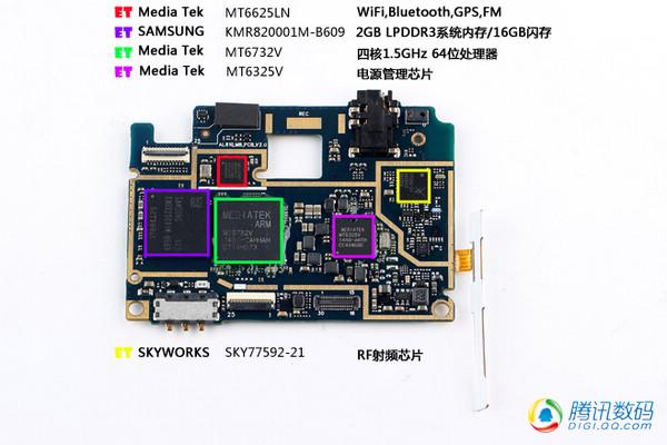 华硕799元飞马手机拆解:结构简单 工艺扎实