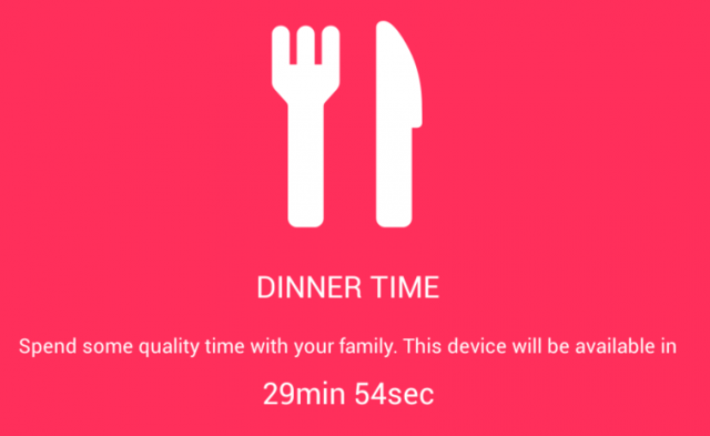 DinnerTime:让家长对孩子的手机实现完全控制