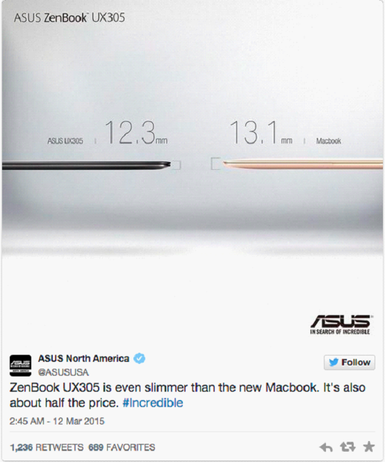 不服新款MacBook 众PC厂商开启吐槽模式