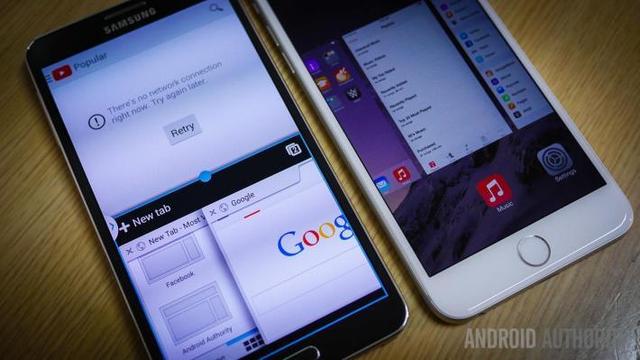 巨屏手机大战:iPhone 6 Plus对比Note 3