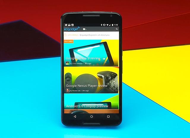谷歌Nexus 6评测:一部有待改善的巨屏手机