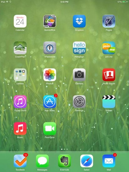 iPad版iOS 7上手试玩