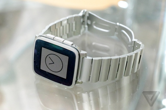 金属版Pebble Time上线 酷似Apple Watch