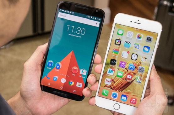 Nexus 6/iPhone 6 Plus对比:最佳大屏之争