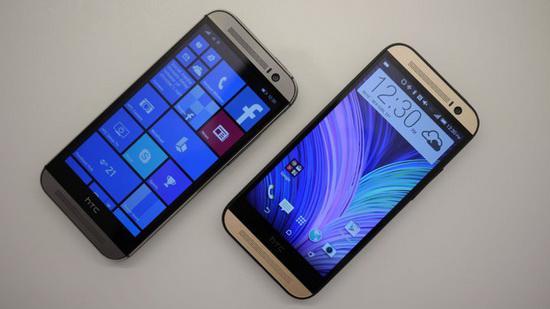 区别仅系统?WP/Android两版HTC One M8对比